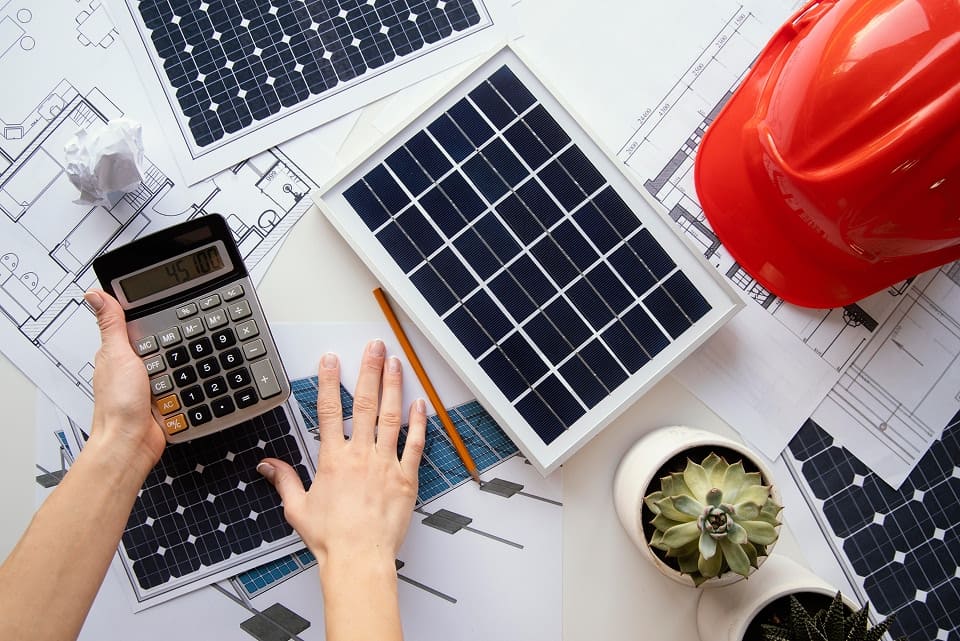 Solar placa